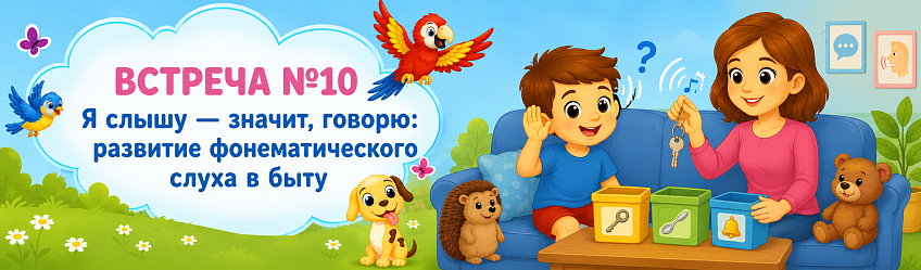 Развитие фонематического слуха в быту